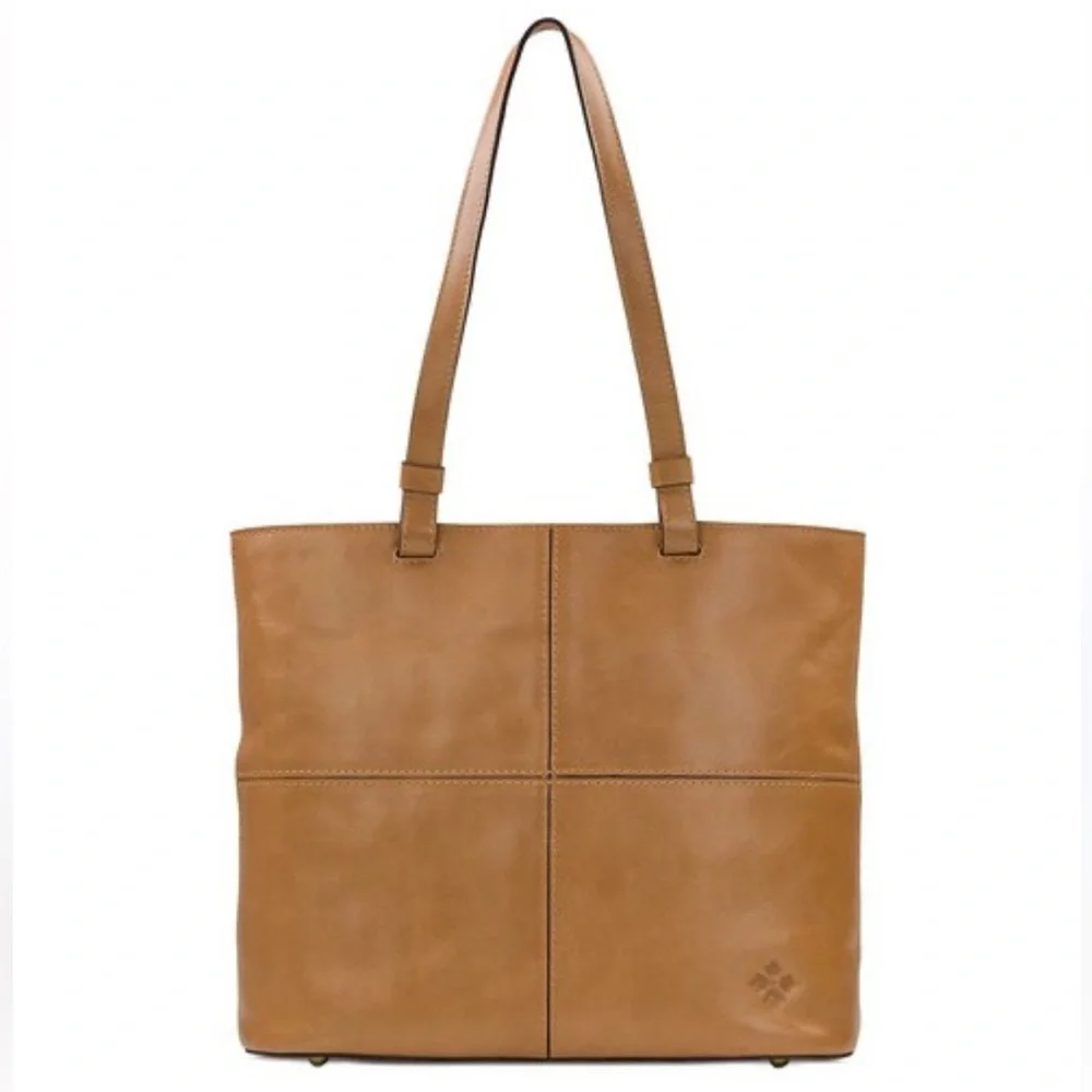 Patricia Nash Danville Leather Tote Brown